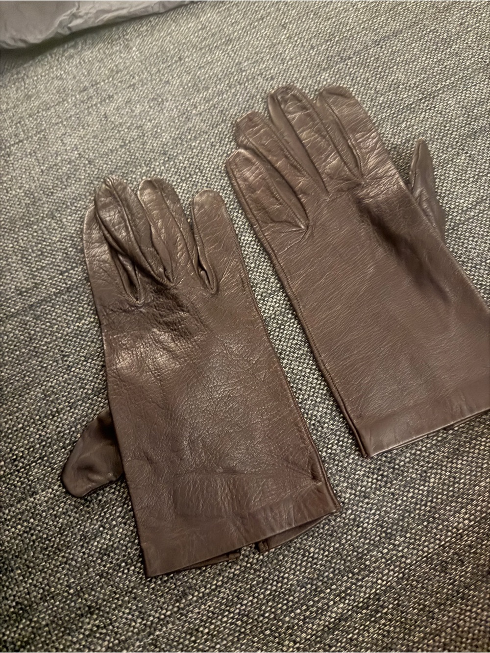 Sermoneta Gloves Brown Leather Women's Gloves